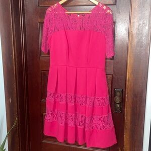 💕Pink !Pink! Dress with Lace 💕